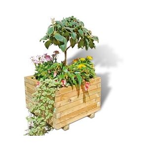 meingartenversand.de Blumenkasten aus Holz 50 x 50 x 38 cm