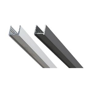 meingartenversand.de Profil für Wandanschluss aus Aluminium und Kunstoff - Anschlussprofil in Silber mit den Maßen 2 x 2 200 cm