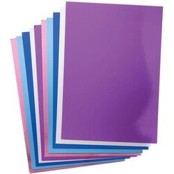 Ross Metallic A4-Pappe in Winterfarben (20 Stück) Bastelbedarf Pappe & Papier
