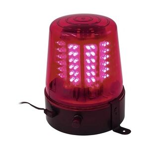EuroLite Polizeilicht Feuerwehrlicht LED ROT - 108 LEDs - Geschwindigkeit regelbar - inkl. Netzteil