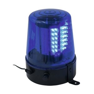 EuroLite Polizeilicht Feuerwehrlicht LED BLAU - 108 LEDs - Geschwindigkeit regelbar - inkl. Netzteil