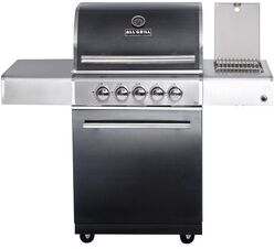 ALLGRILL CHEF M Paket E - Basis black, 3 Brenner, Backburner, Seitenkocher, AIR SYSYTEM, Cover, BBQ Paket