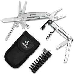 GORANDO¬Æ Multitool   16in1 CITY JUNGLE Multifunktions Taschenmesser Edelstahl gro√üe Schere