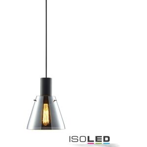 Fiai IsoLED ISOLED Pendelleuchte schwarz konkav Glas E27 20cm 50-300cm IP20