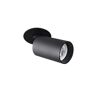 Einbaudownlight Kanlux CHIRO rund schwarz GU10 schwenk- und drehbar