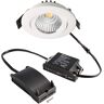 Deko-Light Dekolight Dione Einbaustrahler 8,5W Dim to warm schwenkbar 1800-3000K 480lm Weiß EEK F [A-G]