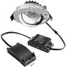 Deko-Light Dekolight Dione Einbaustrahler IP44 8,5W dimmbar schwenkbar 750lm 2700K Chrom EEK E [A-G]