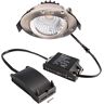 Deko-Light Dekolight Dione Einbaustrahler IP44 8,5W dimmbar schwenkbar 2700K 750lm Nickel EEK E [A-G]