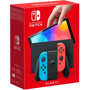 Nintendo Switch (OLED-Modell) Neon-Rot/Neon-Blau NEU