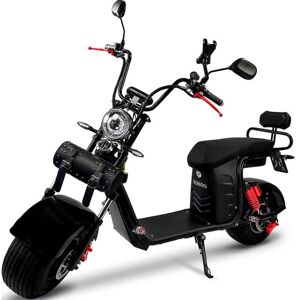 Rolektro E-Motorroller E-Cruiser 45 Lithium, Schwarz, 2x 60V-20Ah Akku, 1500 Wat...