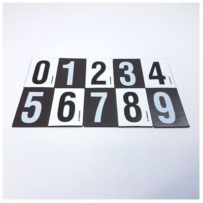 Nobrand Ziffernsatz 0-9, Magnetisch, 80 X 100mm Nobrand Ziffernsatz 0-9, Magnetisch, 80 X 100mm
