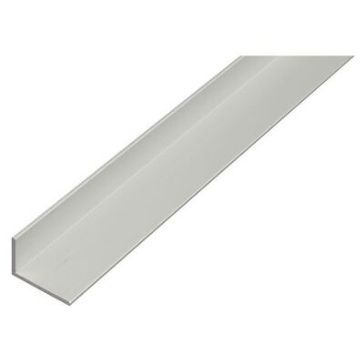 GAH-ALBERTS - 60X25X1000MM Aluminium anodisiert silber - Winkelprofil GAH-ALBERTS - 60X25X1000MM Aluminium anodisiert silber - Winkelprofil