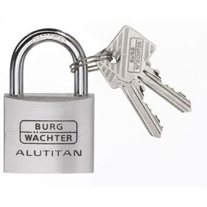 Burg-wächter Av-Vorhangschloss, Alutitan 770 40 Sb, Aluminium Massiv Titan Burg-wächter Av-Vorhangschloss, Alutitan 770 40 Sb, Aluminium Massiv Titan