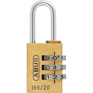 Abus Av-Zahlen-Vorhangschloss 165/20, Messing Abus Av-Zahlen-Vorhangschloss 165/20, Messing