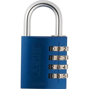 Abus Av-Zahlen-Vorhangschloss 145/40, Aluminium Massiv, Blau Abus Av-Zahlen-Vorhangschloss 145/40, Aluminium Massiv, Blau