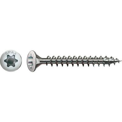 Spax Edelstahl Schrauben - 3,5x16mm - 200 Stück - Senkkopf - T-STAR plus T15 - 4CUT Spax Edelstahl Schrauben - 3,5x16mm - 200 Stück - Senkkopf - T-STAR plus T15 - 4CUT