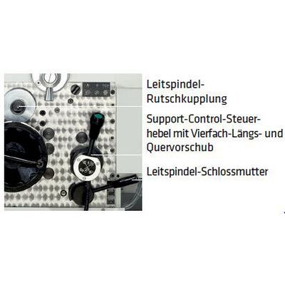 Elmag Universal-Drehmaschine Premium Cu 1000 Rd - Vario, Spitzenweite 6000mm Elmag Universal-Drehmaschine Premium Cu 1000 Rd - Vario, Spitzenweite 6000mm