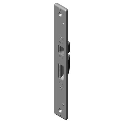KFV Stahltür-Schließblech - DIN Links, Hell verzinkt, 245x32mm KFV Stahltür-Schließblech - DIN Links, Hell verzinkt, 245x32mm