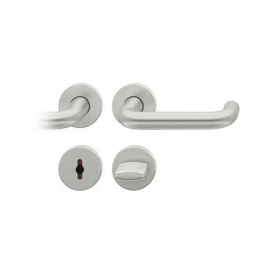 FSB Aluminium Türklinke - Rundrosette - Für DIN Links/Rechts FSB Aluminium Türklinke - Rundrosette - Für DIN Links/Rechts