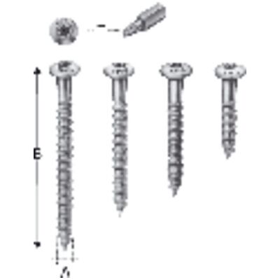 SIMPSON Strong-Tie verzinkte Stahlverbinder-Schraube - CSA 5,0x35 SIMPSON Strong-Tie verzinkte Stahlverbinder-Schraube - CSA 5,0x35