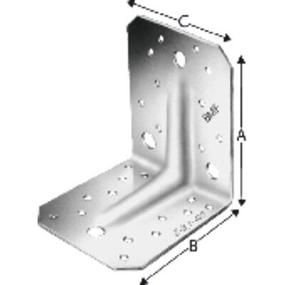 Simpson Strong-tie Winkelverbinder Mit Rippe, Stahl Verzinkt, Acr 10520 Simpson Strong-tie Winkelverbinder Mit Rippe, Stahl Verzinkt, Acr 10520