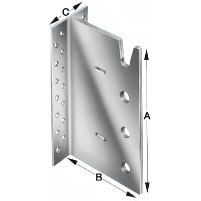 Simpson Strong-tie Balkenträger Btn, Stahl Verzinkt, Btn 160-Ve1 Simpson Strong-tie Balkenträger Btn, Stahl Verzinkt, Btn 160-Ve1