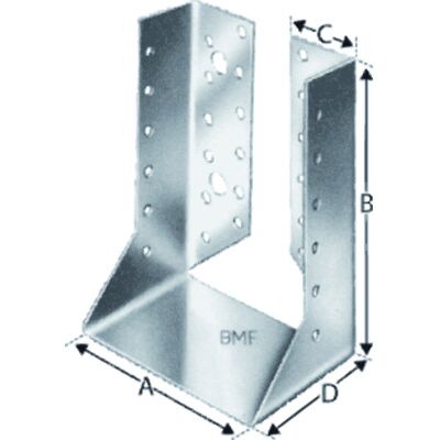 Simpson Strong-tie Balkenschuh Innen, Stahl Verzinkt, Bsi 140/139-B Simpson Strong-tie Balkenschuh Innen, Stahl Verzinkt, Bsi 140/139-B