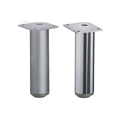 HETTICH Aluminium Rund Möbelbein - 100mm Höhe HETTICH Aluminium Rund Möbelbein - 100mm Höhe