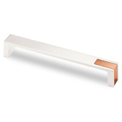 Hettich Mb-Griff, Intra, 9207483,B25x192mm,H26mm, Weiß, Kupferoptik, Matt Hettich Mb-Griff, Intra, 9207483,B25x192mm,H26mm, Weiß, Kupferoptik, Matt