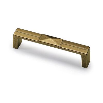 Hettich Mb-Griff, Luro, 9206237,B20x128mm,H27mm, Messingoptik Antik, Gemustert Hettich Mb-Griff, Luro, 9206237,B20x128mm,H27mm, Messingoptik Antik, Gemustert