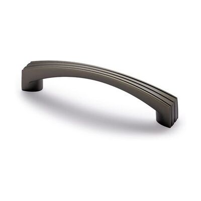 Hettich Mb-Griff, Ponzone, 9113430,B13x128mm,H27mm, Bronzeoptik Antik, Gemustert Hettich Mb-Griff, Ponzone, 9113430,B13x128mm,H27mm, Bronzeoptik Antik, Gemustert