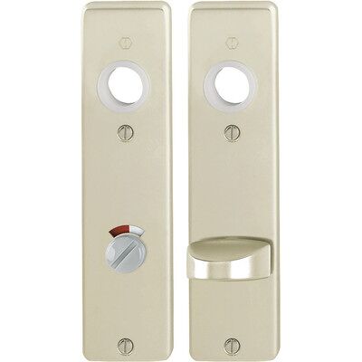 Hoppe Aluminium-Kurzschild-Paar - Rechteckig, 78mm, für Innentüren Hoppe Aluminium-Kurzschild-Paar - Rechteckig, 78mm, für Innentüren