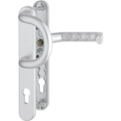 HOPPE Liverpool Profiltürgriff-Set - Aluminium - Für 67-72mm Türen - Fester Stoßgriff HOPPE Liverpool Profiltürgriff-Set - Aluminium - Für 67-72mm Türen - Fester Stoßgriff