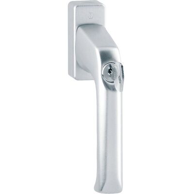 HOPPE London Aluminium-Fenstergriff 013S/U34 - abschließbar - Silber HOPPE London Aluminium-Fenstergriff 013S/U34 - abschließbar - Silber
