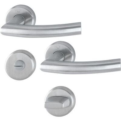 Hoppe Narvik Türgriff + Fenstergriff - Edelstahl, rund, Innen- und Außentüren Hoppe Narvik Türgriff + Fenstergriff - Edelstahl, rund, Innen- und Außentüren