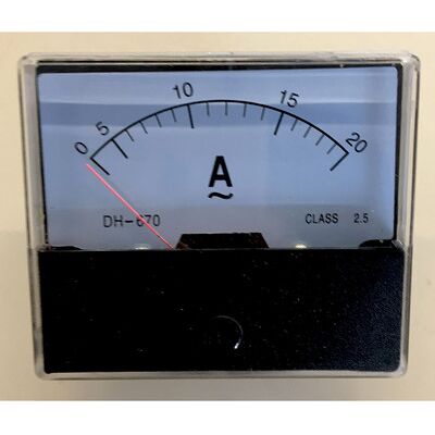 Elmag Amperemeter 70 X 60mm Für Auftautrafo At 400 Elmag Amperemeter 70 X 60mm Für Auftautrafo At 400