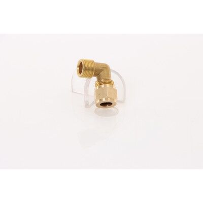 Elmag Messingknie Zu Druckleitung Ag 3/8", Mutter M15, Quetschring 10mm Für Turbo 260 Elmag Messingknie Zu Druckleitung Ag 3/8", Mutter M15, Quetschring 10mm Für Turbo 260