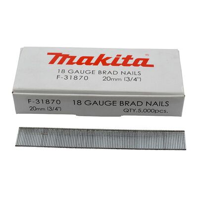 Makita Modell AF505N, AF550H, DBN500 Nägel - 20mm Galvanisiert - 5000 st Makita Modell AF505N, AF550H, DBN500 Nägel - 20mm Galvanisiert - 5000 st