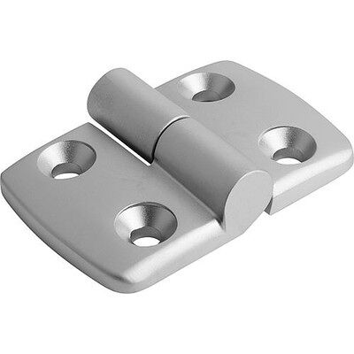Kipp Scharnier Aushängbar, Links 59x48, Aluminium Matt Vernickelt + Chromat., Komp:Edelstahl, A1=17,5, A2=17,5, Kipp Scharnier Aushängbar, Links 59x48, Aluminium Matt Vernickelt + Chromat., Komp:Edelstahl, A1=17,5, A2=17,5,