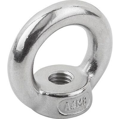 Kipp Ringmutter Fest Ähnlich Din582, M12, Edelstahl 1.4401 Blank Kipp Ringmutter Fest Ähnlich Din582, M12, Edelstahl 1.4401 Blank