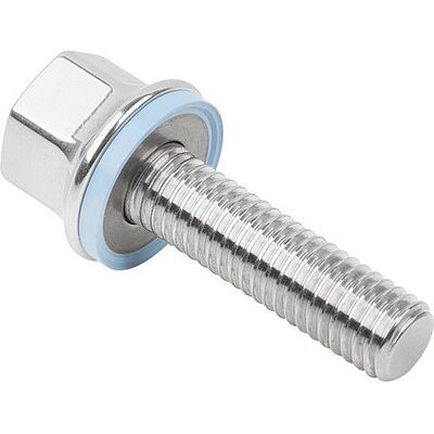 Kipp Schraube M. Dicht + Unterlagscheibe M10x40, Form:A Ohne Schaft, Edelstahl 1.4404 Poliert, Hygienic Usit®, Kipp Schraube M. Dicht + Unterlagscheibe M10x40, Form:A Ohne Schaft, Edelstahl 1.4404 Poliert, Hygienic Usit®,