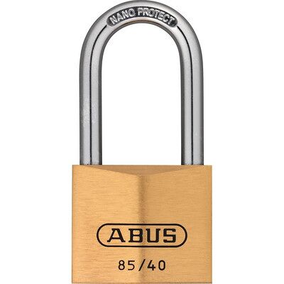 Abus Av-Vorhangschloss 85/40hb40, Messing Massiv Abus Av-Vorhangschloss 85/40hb40, Messing Massiv