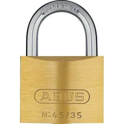 Abus Av-Vorhangschloss 45/35 Sb, Messing Massiv Abus Av-Vorhangschloss 45/35 Sb, Messing Massiv