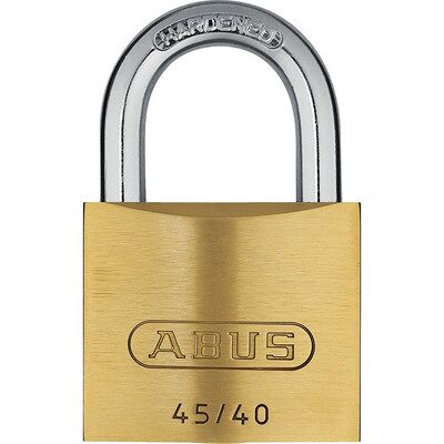 ABUS Messing-Zylinderschloss 45/40 mit 5 Schlüsseln - Vorhängeschloss ABUS Messing-Zylinderschloss 45/40 mit 5 Schlüsseln - Vorhängeschloss