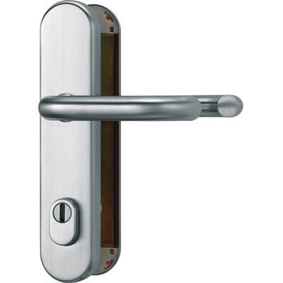 Abus Ht-Schutz-Drückergarnitur,Langsch. Hlzs814,Profilzylinder Gelocht,E92,Aluminium Abus Ht-Schutz-Drückergarnitur,Langsch. Hlzs814,Profilzylinder Gelocht,E92,Aluminium