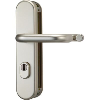 Abus Wet-Schutz-Drückergarnitur,Langsch. Klzs714,Profilzylinder Gelocht,E72,Aluminium Abus Wet-Schutz-Drückergarnitur,Langsch. Klzs714,Profilzylinder Gelocht,E72,Aluminium