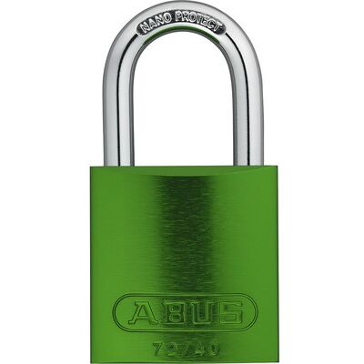 Abus Av-Vorhangschloss, Titalium 72/40, Titalium™-Spezialaluminium Grün Abus Av-Vorhangschloss, Titalium 72/40, Titalium™-Spezialaluminium Grün