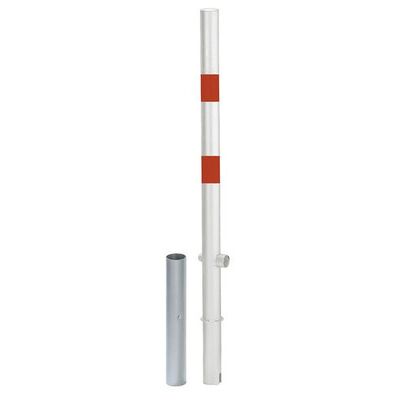 Alberts Absperrpf.Passau Herausnb.Dreik.,Fvz.,Weiß,2 Rote Ringe,Z.Einb.,Pf.Ø60 Mm Alberts Absperrpf.Passau Herausnb.Dreik.,Fvz.,Weiß,2 Rote Ringe,Z.Einb.,Pf.Ø60 Mm