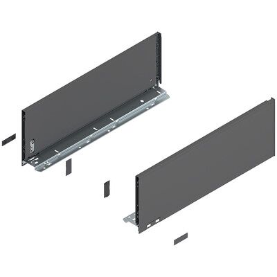 Blum Legrabox Zarge, Höhe C (177 Mm), Nl=500 Mm, Links/rechts, Für Legrabox Pure, Oriongrau Matt Blum Legrabox Zarge, Höhe C (177 Mm), Nl=500 Mm, Links/rechts, Für Legrabox Pure, Oriongrau Matt