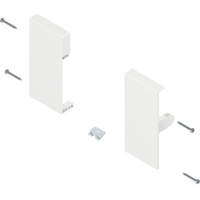 Blum Tandembox Fronthalter, Höhe K, Für Innenschubkasten, Links/rechts, Für Tandembox Antaro, Seidenweiss Blum Tandembox Fronthalter, Höhe K, Für Innenschubkasten, Links/rechts, Für Tandembox Antaro, Seidenweiss